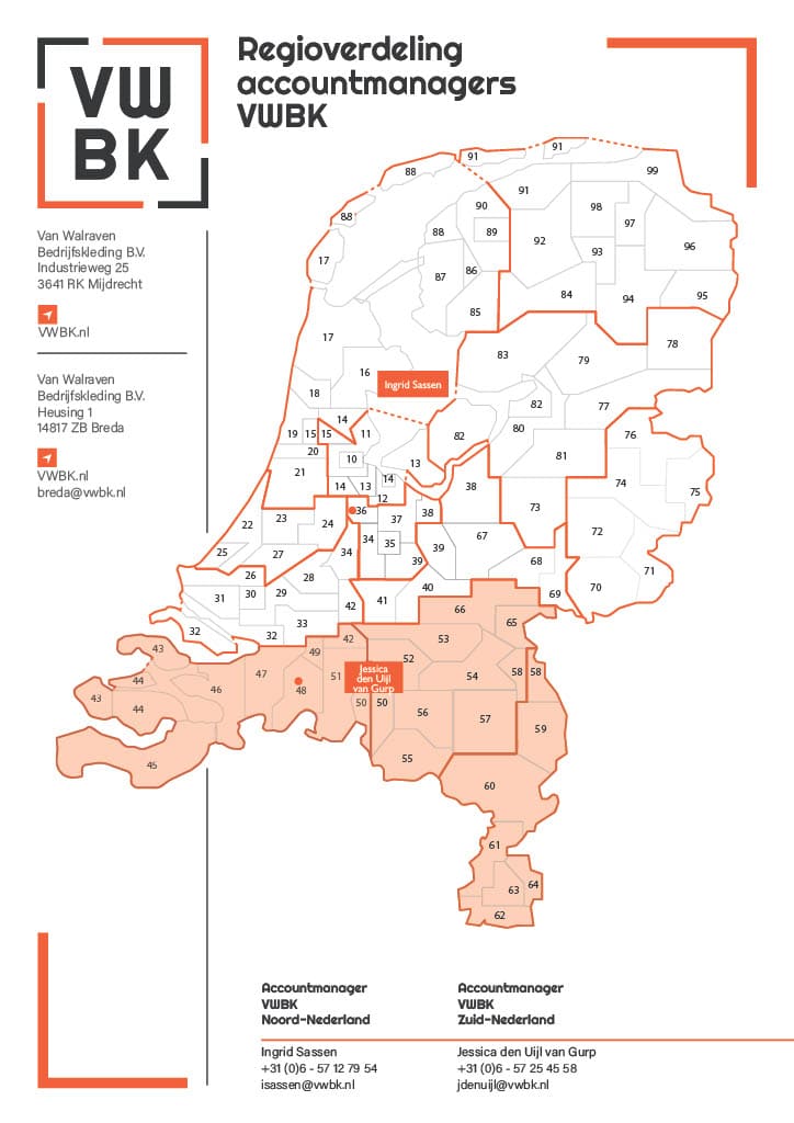 Regioverdeling VWBK