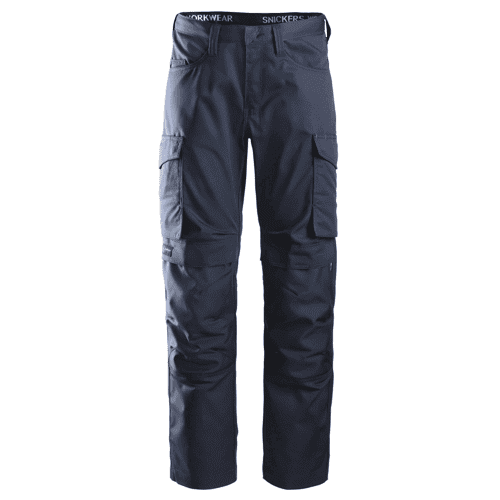Snickers servicebroek met kniestukzakken 6801 - navy