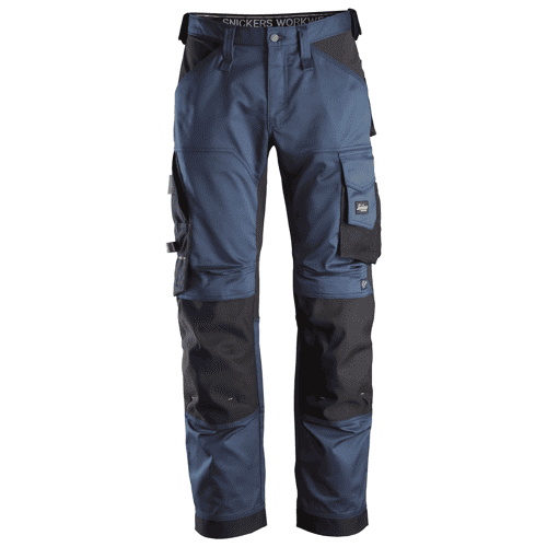 Snickers werkbroek AllroundWork stretch loose fit 6351 - navy/black