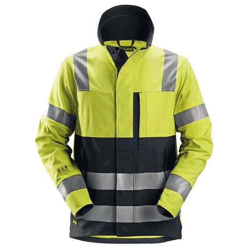 Snickers ProtecWork High Visibility jack 1561 - yellow/navy