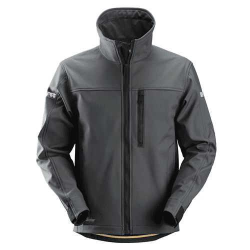 Snickers AllroundWork softshell jack 1200 - steel grey/black