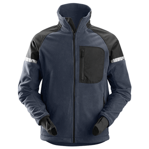 Snickers AllroundWork windproof fleece jack 8005 - navy/black