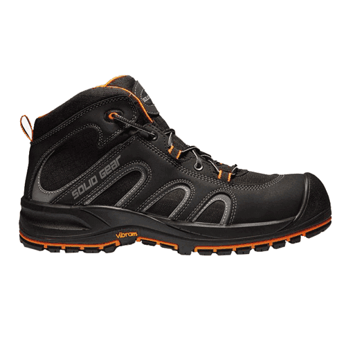 Solid Gear werkschoenen Falcon S3 - zwart/oranje
