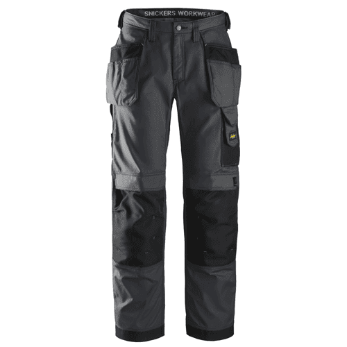 Snickers werkbroek Rip-Stop 3213 - steel grey/black