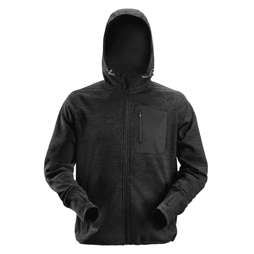 Snickers FlexiWork fleece hoodie 8041 - black (uitlopend model)