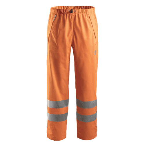 Snickers regenbroek PU High Visibility 8243 - orange