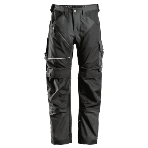 Snickers werkbroek+ RuffWork Canvas+ 6314 - steel grey/black
