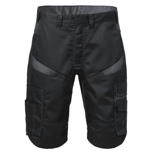 Fristads korte werkbroek 2562 STFP - zwart/grijs