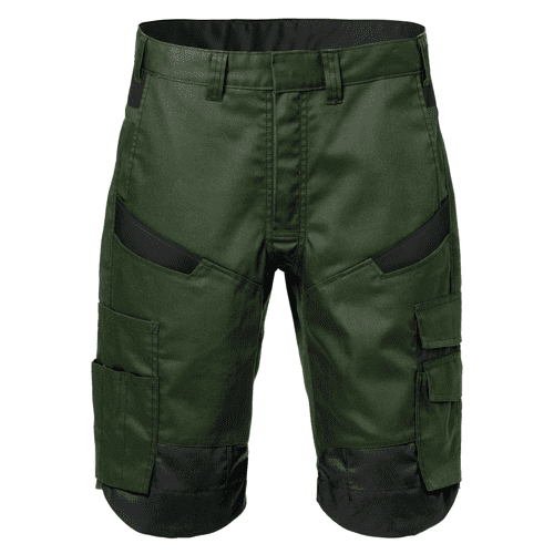 Fristads korte werkbroek 2562 STFP - legergroen/zwart