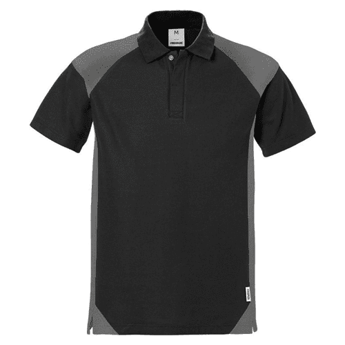 Fristads poloshirt 7047 PHV - zwart/grijs