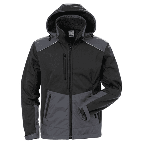 Fristads softshell winterjack 4060 CFJ - zwart/grijs