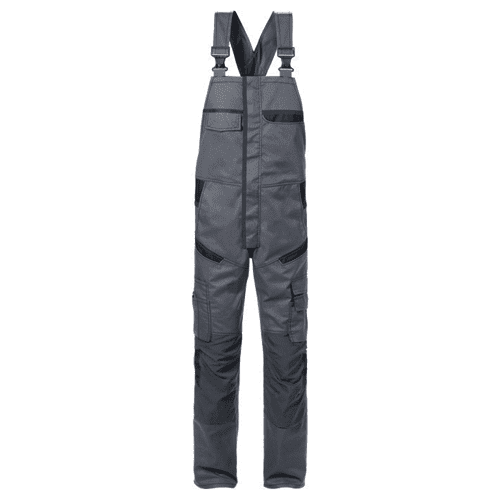 Fristads Amerikaanse overall 1555 STFP - grijs/zwart