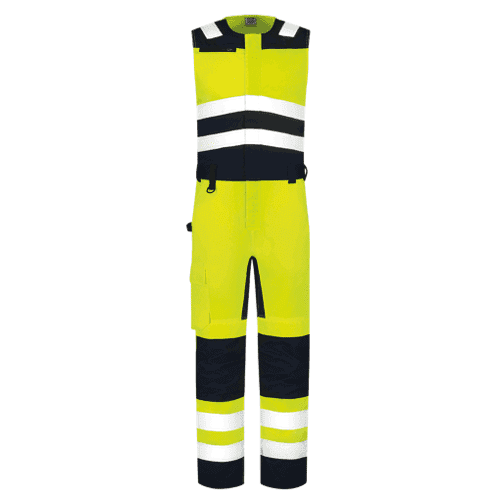 Tricorp bodybroek High Vis bicolor - fluor yellow-ink