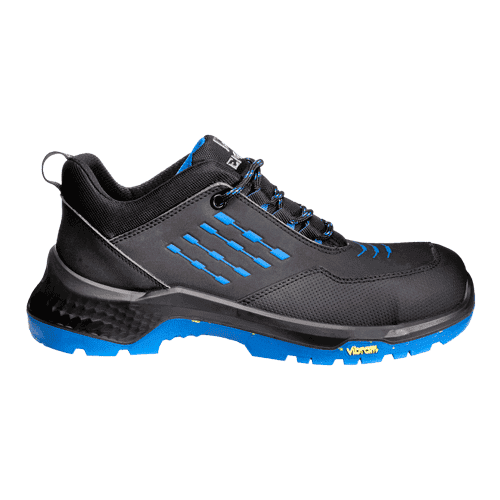 Emma werkschoenen CrossForce X Low D S3 - zwart/blauw