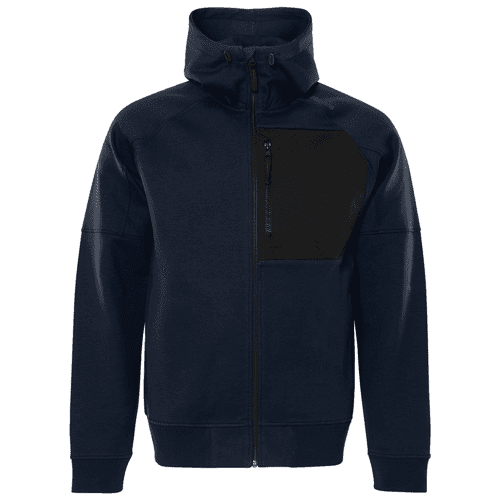 Fristads sweatjack met capuchon 7831 GKI - donker marineblauw