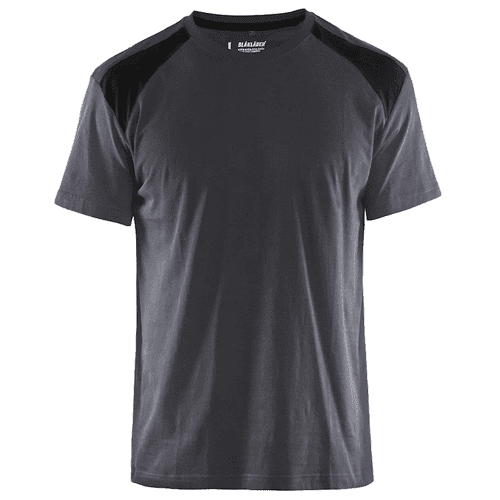 Blåkläder T-shirt 3379 bi-colour - grijs/zwart