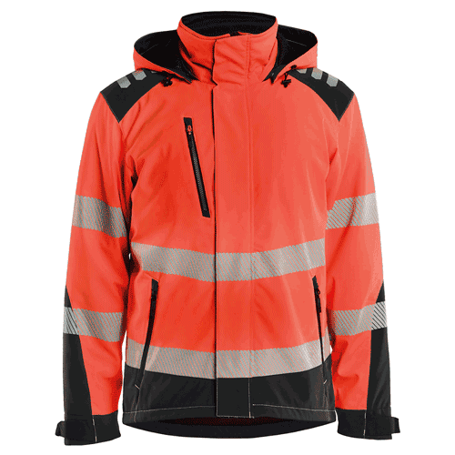 Blåkläder winterjas softshell 4400 - rood/zwart