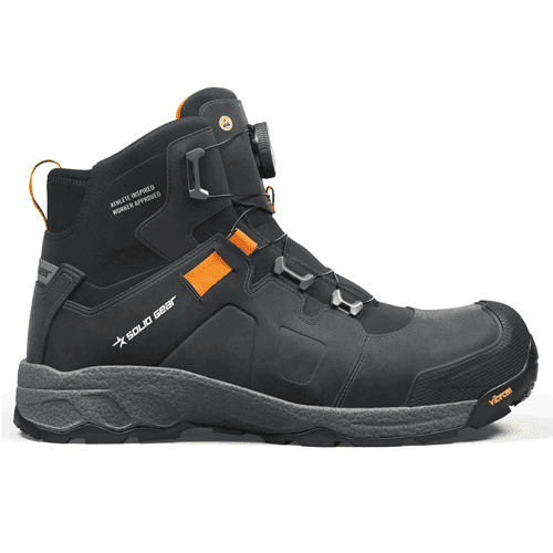 Solid Gear Vapor 3 Mid werkschoenenen BOA S3S - zwart
