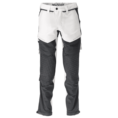 Mascot broek Customized 22279 - wit/steengrijs