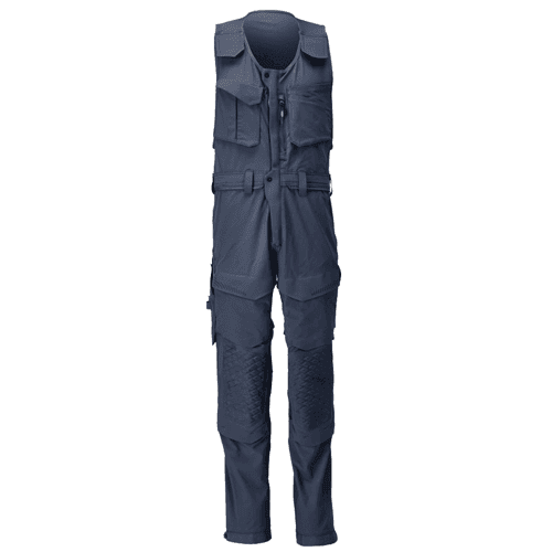 Mascot bodybroek met kniezakken Customized 22069 - donkermarine