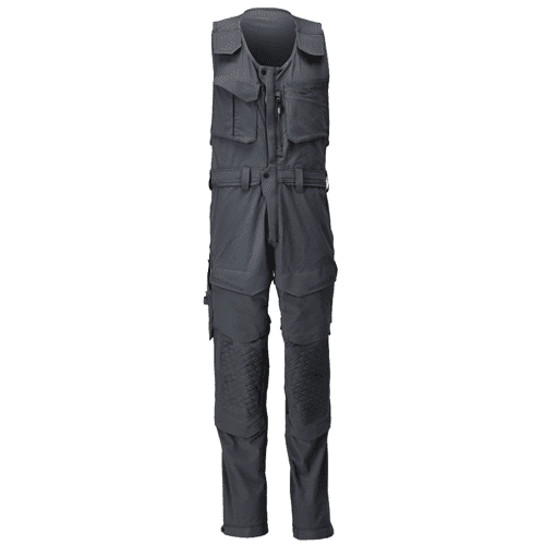 Mascot bodybroek met kniezakken Customized 22069 - zwart