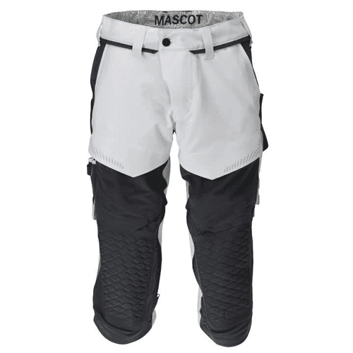 Mascot driekwartsbroek Customized 22249 - wit/steengrijs