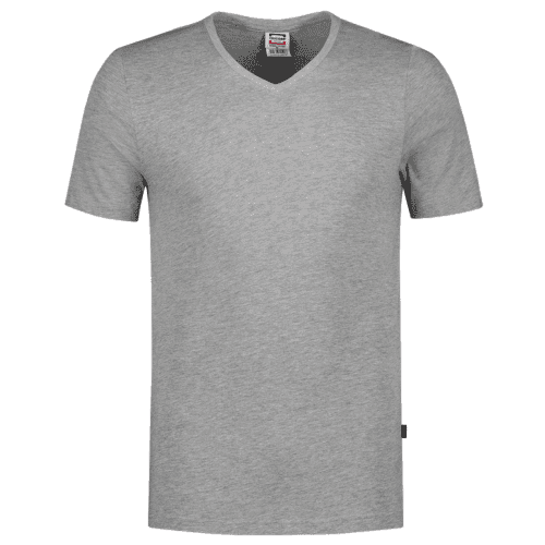 Tricorp T-shirt V-hals fitted - grey melange