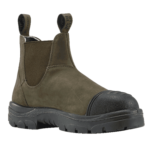 Steel Blue werkschoenen Hobart Scuff S3 - landelijk bruin