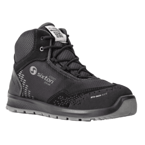 Sixton werkschoen Auckland High S3 - zwart