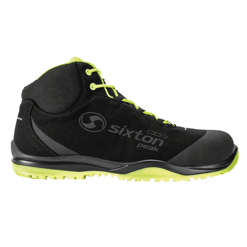 Sixton werkschoenen Cuban High S3 - zwart/geel