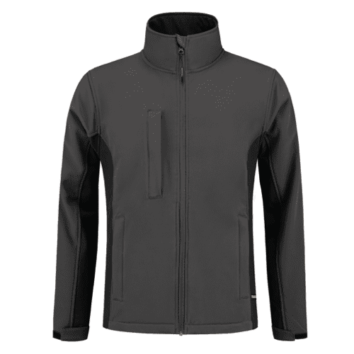 Tricorp softshell jack bi-color - dark grey/black