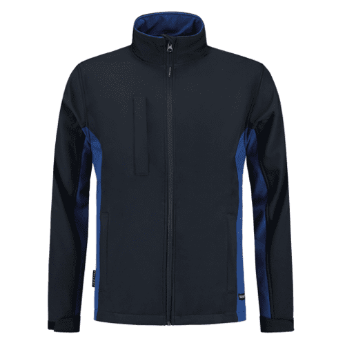 Tricorp softshell jack bi-color - navy/royal blue