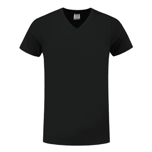 Tricorp T-shirt V-hals fitted - black