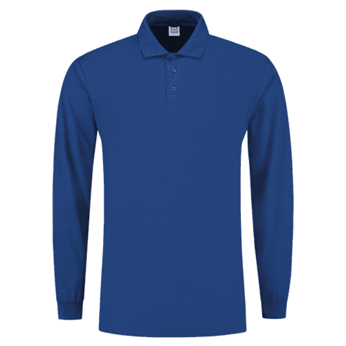 Tricorp poloshirt lange mouwen - royal blue