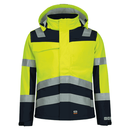 Tricorp softshell jack Multinorm bicolor - yellow-ink