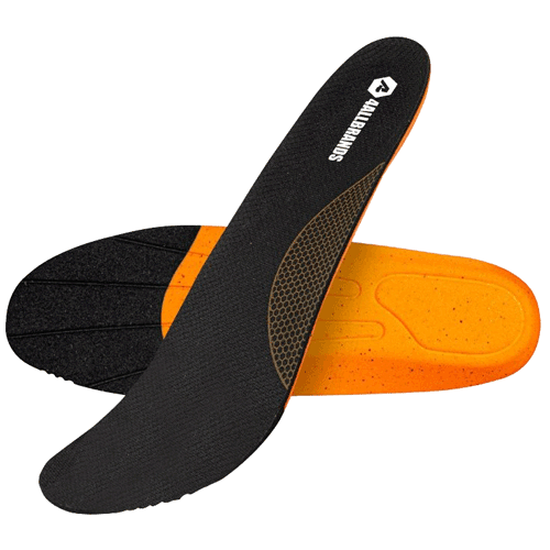 Neskrid inlegzool Stabilizer medium - zwart/oranje