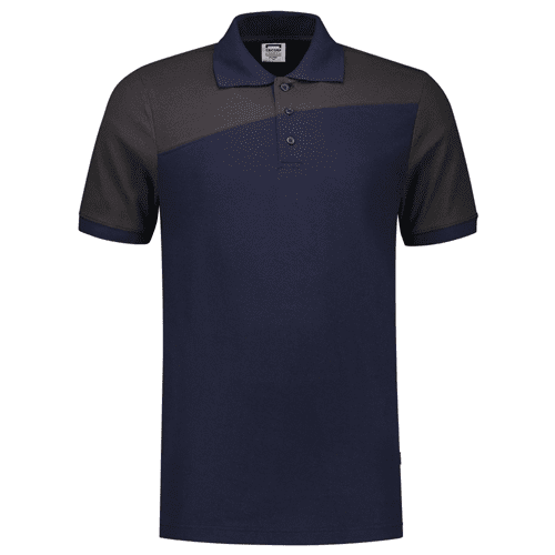 Tricorp poloshirt Bicolor naden - ink/dark grey
