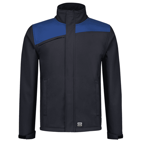 Tricorp softshell jas Bicolor naden - navy/royal blue