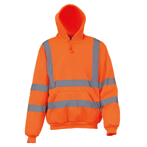 Yoko hoodie Hi-Vis - oranje