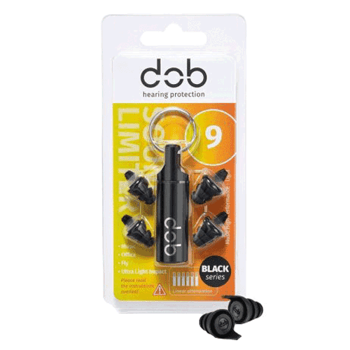 dOb herbruikbare oordop, black series